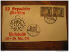 Valladolid 1978 Ausstellung Philatelistische Cancel Cover Spain Das � A Castilla