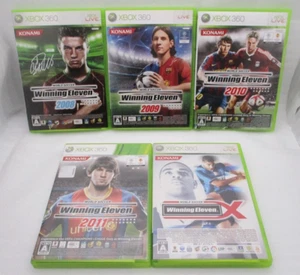 XBOX360 WINNING ELEVEN 2008 2009 2010 2011 & X 5Games Japan import NTSC-J Soccer - Picture 1 of 14