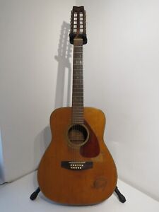Old Yamaha FG260 12 String Acoustic Dreadnought Guitar - Natural Relic