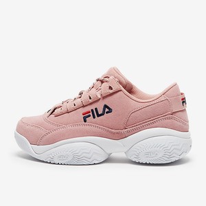 pink trainers fila