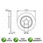 Brake Disc Rear SJR Fits Ford Focus C-Max Volvo V50 S40 C30 C70 + Other Models