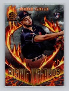 2024 Bowman Jordan Lawlar RC Rising Infernos Arizona Diamondbacks - Foto 1 di 2