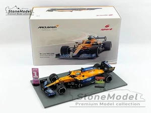Mclaren F1 MCL35M Daniel Ricciardo Italy Monza Winner 2021 1:18 Spark with Decal - Picture 1 of 10