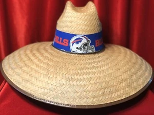 NFL Buffalo Bills Unisex Pescador, Salvavidas, Jardinería, Entrenadores Sombrero de Paja - Imagen 1 de 9