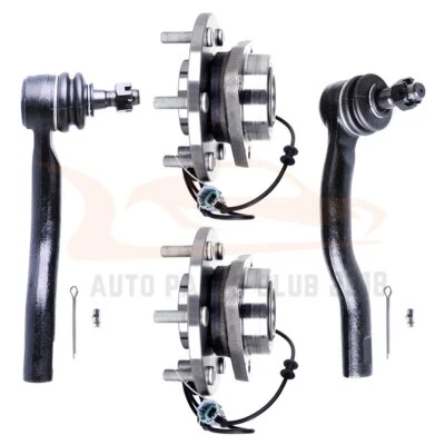 Outer Tie Rod Front Wheel Bearing Hubs w/ABS For 2004-2007 Nissan Armada Titan Foto 1 de 4