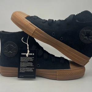 Converse Chuck Taylor All Star Pro schwarz Cord Gummi High Top Damen 7,5 neu mit Etikett - Bild 1 von 9