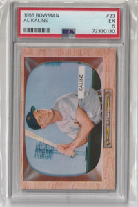 1955 Bowman Baseball #23 Al Kaline PSA 5 Detroit Tigers HOF