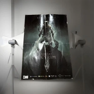 Skyrim Double Sided Original Release Promotional Poster 48” X 33” - Picture 1 of 5