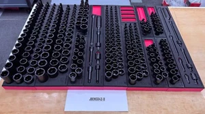 Snap-on Tools NEW 289pc Complete Cloud 9 Impact Foam Drawer Master Set - Picture 1 of 17