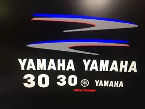 Yamaha Outboard Motor sticker Decal sticker Kit 30 hp - Marine Vinyl free ship - Picture 1 of 2