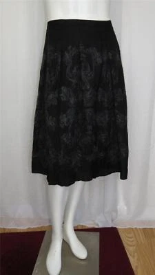 Max Mara выходные вышитая вискоза юбка размер 6, 30» талии - Изображение 1 из 4