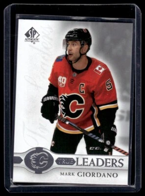 2020-21 SP Authentic True Leaders Mark Giordano Calgary Flames #TL-MG - Image 1 of 2