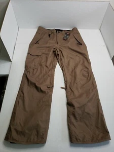 686 InfiDry Snow Pants All Access Fit Mens Large Brown NWT HTF - Picture 1 of 9
