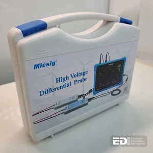 Micsig DP10013 Oscilloscope High Voltage Differential Probe Kit 1300V 100MHz - Picture 1 of 7