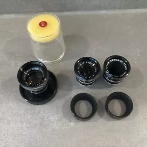 Leitz Leicina Objektiv Set DYGON 2/36 2/9 15 - Wie neu! Köcher! - Bild 1 von 5