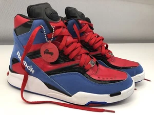 Reebok SPIDERMAN Twlight Zone Pump Blue/Red/Black/White Omni RARE Size: 9.5 - Picture 1 of 12