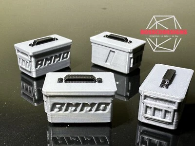 1:18 Scale Model Ammo Can For RC Crawler Garage Accessories axial rc4wd Set of 2 - Image 1 of 4