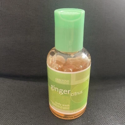 Gel de ducha Arbonne jengibre cítrico 2 OZ tamaño de viaje aloe botánico Foto 1 de 4