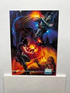 BOBA FETT HAN SOLO CHEWBACCA STAR WARS 1995 TOPPS GALAXY #308 Z7 - Picture 1 of 1