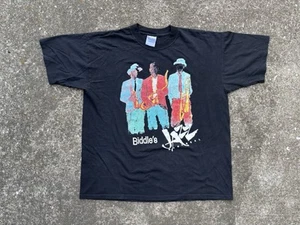 Vintage 90s Biddle’s Montreal Canada Jazz Rock Music T-Shirt Size XL - Picture 1 of 5