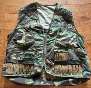 De Colección Abercrombie & Fitch Bolsa de Juego Multi Bolsillo Camuflaje Chaleco de Caza PARA HOMBRES XXL - Imagen 1 de 10