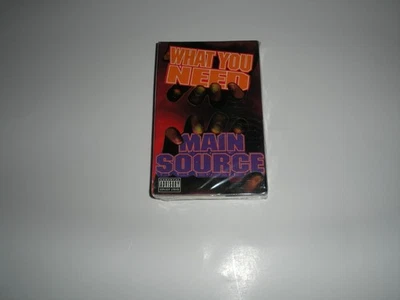 Main Source-Sealed Cassingle-What You Need? b/w Merrick Blvd (Wild Pitch) - Image 1 of 2