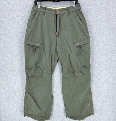 Ecko Unltd Complex Pants Men 34 Cargo Olive Green Y2K Baggy Streetwear Skater - Image 1 of 4