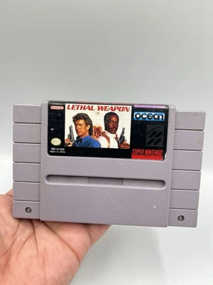 Juego Lethal Weapon Super Nintendo SNES Auténtico Probado Funcionando  Foto 1 de 4