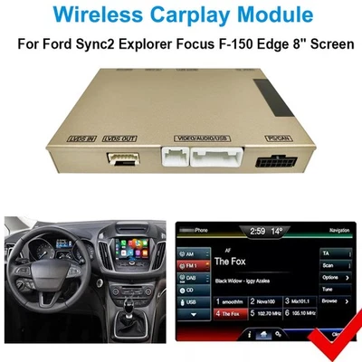 Wireless Carplay Android Auto for Ford Sync2 System Focus F-150 Fusion Mustang Foto 1 de 4