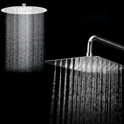 XXL Kopfbrause Duschkopf Edelstahl Regendusche Wellness Brause Regenbrause - Bild 1 von 4