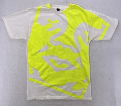 Vintage OBEY T-Shirt Men’Large Neon Green Bold Icon Logo Made in USA Streetwear - Image 1 of 4