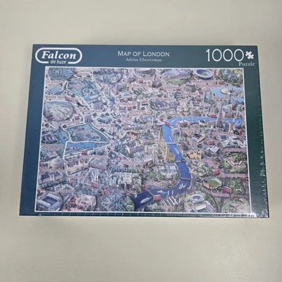 Falcon de luxe Puzzle 1000 Pcs Map of LONDON 26.8" x 19.3" SEALED (GSHF1) - Image 1 of 3
