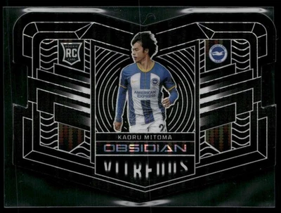 2022-23 Obsidian Soccer KAORU MITOMA /11 Vitreous White Pulsar Etch SSP N634 - Image 1 of 3