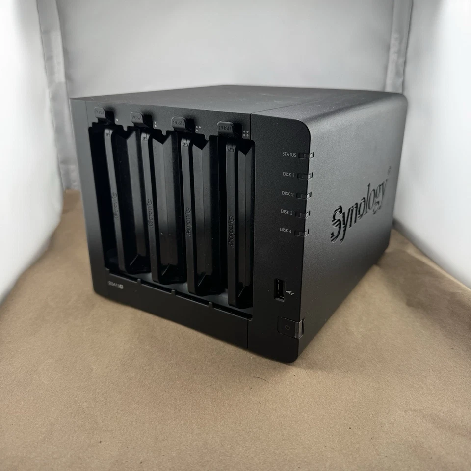 Synology DS415+ NAS 4-Bay Network Storage Array Untested *READ* - Image 1 of 4