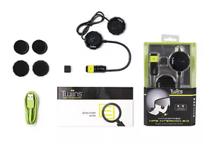 Twiins HF3 5.0 Intercomunicador Bluetooth Casco de Motocicleta Comunicación Auriculares - Imagen 1 de 12