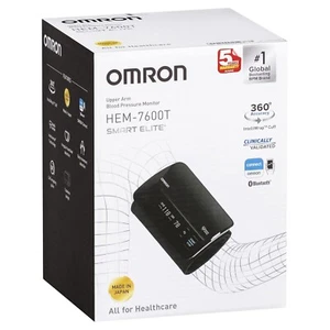 Omron Smart Elite+HEM7600T Tubeless 360° Accurate Digital Blood Pressure Monitor - Picture 1 of 5