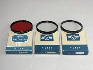 Genuine HASSELBLAD R 6-50 RED + DF 1-50 + HZ 0-50 Insertion Filters - Picture 1 of 11
