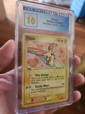 (POP 1) CGC 10 PRISTINE Plusle 69/101 Ex Hidden Legends 2004 Pokemon Card