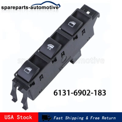 Front Left Power Window Switch 61316902183 for BMW 330Ci M3 325Ci 2001-2006 - Image 1 of 4