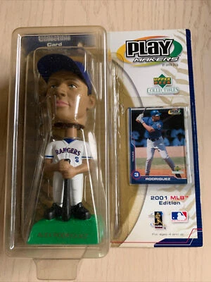Cubierta superior Alex Rodriguez Playmakers Bobblehead 2001 Texas Rangers sellado usado Foto 1 de 4