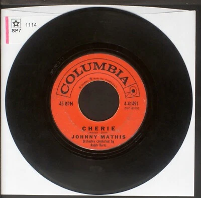 Johnny Mathis - The Best Of Everything - 7" single 45rpm record - Image 1 of 2