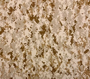 MARPAT DESERT GORE TEX 4.5OZ NYLON DWR MILITARY WATER REPELLENT FABRIC BTY 62"W - Picture 1 of 7