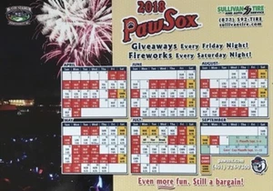 2018 Pawtucket Red Sox Magnetic Schedule Magnet Future Stars Opening Day - Picture 1 of 1