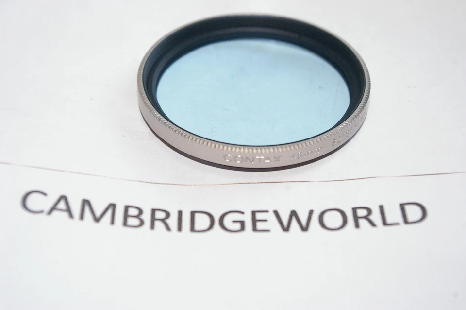 CONTAX 46mm B2 82A MC NEW SCREW in OPTICAL GLASS FILTER TITANIUM RING - Image 1 of 1