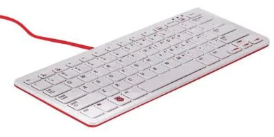 Official Raspberry Pi Keyboard, Red / White - RASPBERRY-PI - Image 1 of 3