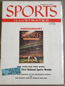 SPORTS ILLUSTRATED ANNIVERSARY ISSUE AUGUST 15, 1955 Eddie Matthews Ben Hogan - Picture 1 of 1
