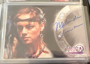 Xena Warrior Princess Melinda Clarke autograph trading card  Topps