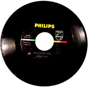 BOBBY HEBB - A Satisfied Mind / Love Love Love -Vinyl 45rpm 1966 40400 Nrth Soul - Imagen 1 de 4