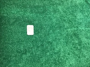 1-1/2 yds. 60" Wide Vintage But New Emerald Green Knit Fabric With Shimmer - Picture 1 of 1