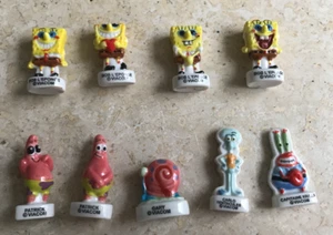 LOT DE 9 FEVES EN PORCELAINE "BOB L'EPONGE" - Bild 1 von 3